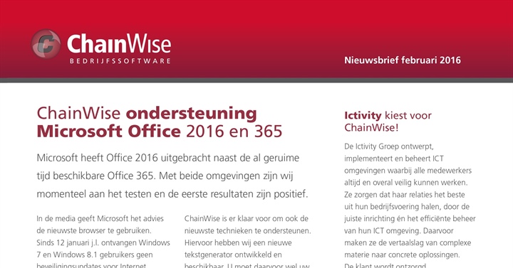 2016-02 Nieuwsbrief